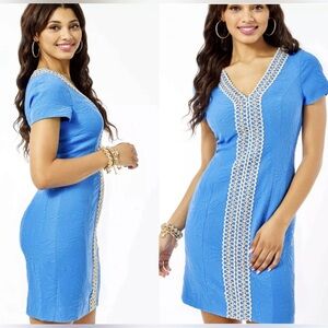 NWOT LILLY PULITZER ARIE STRETCH SHIFT MINI DRESS. SIZE 10